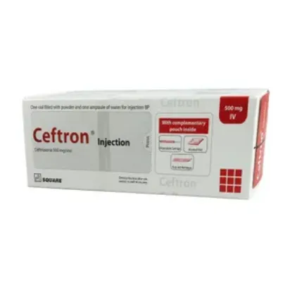 Ceftron 500 IV Injection এর ছবি