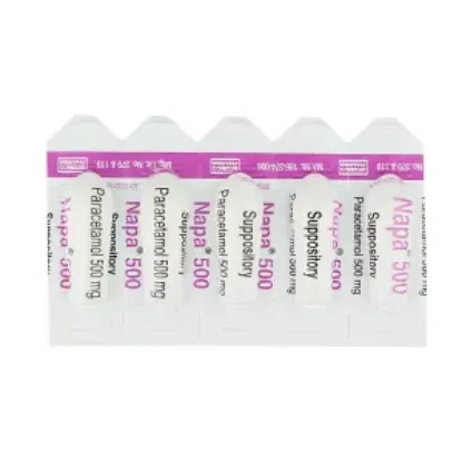 Napa 500 Suppository এর ছবি